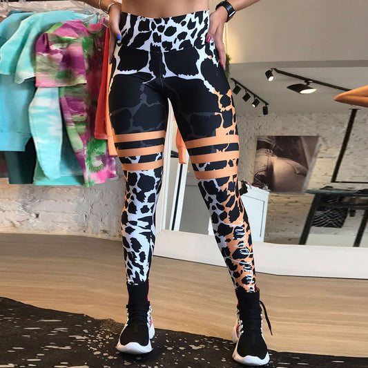 Sports Women Leopard Print Yoga Pants